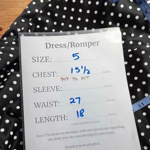 JESSICA McCLINTOCK GUNNE SAX Black & white polka dot strapless cocktail dress - Picture 9 of 9